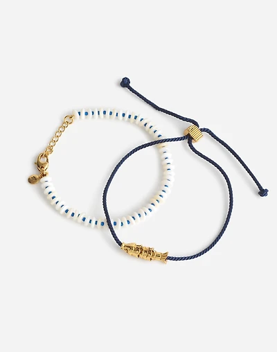Two-Pack Fish Bracelet Set | Madewell