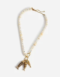 Beaded Fish Statement Necklace | Madewell