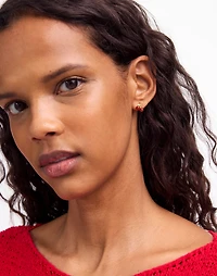 Demi-Fine Semiprecious Cherry Stud Earrings | Madewell