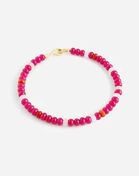 Semiprecious Chunky Beaded Choker Necklace | Madewell