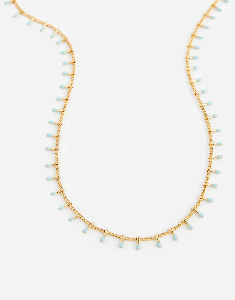 Enamel Chain Choker Necklace | Madewell
