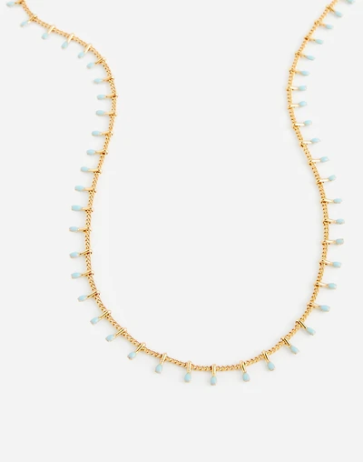 Enamel Chain Choker Necklace | Madewell