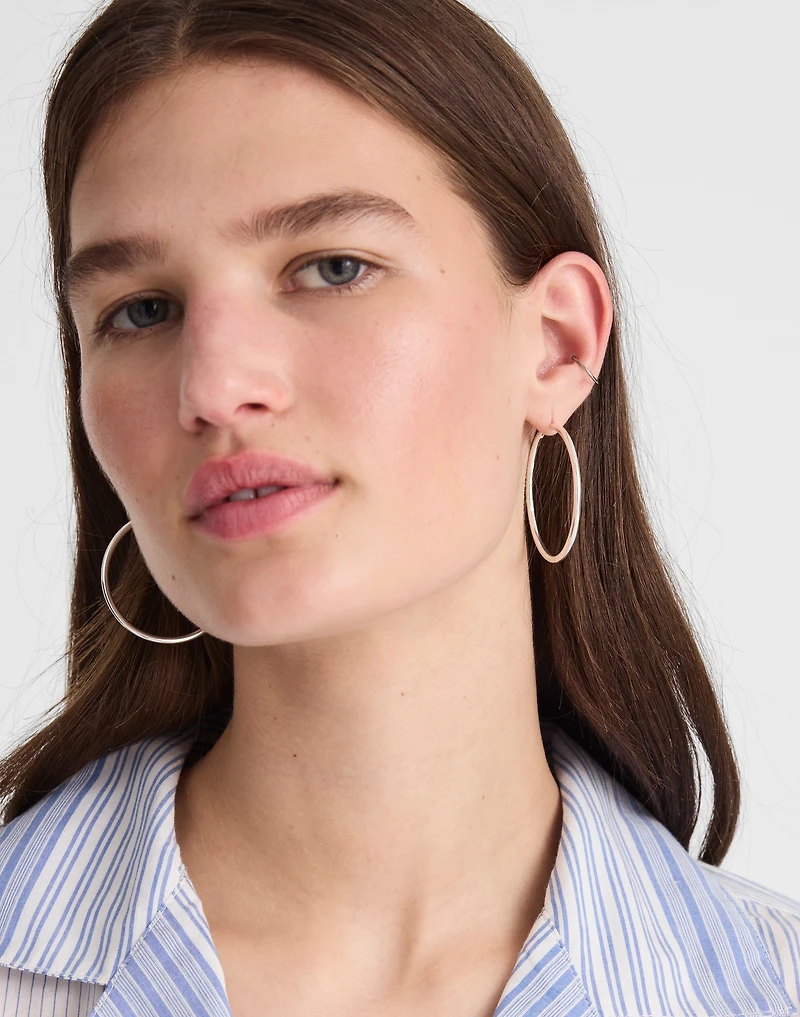 Demi-Fine Extra Large Hoop Earrings | Madewell