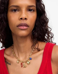 Semiprecious U-Link Charm Necklace | Madewell