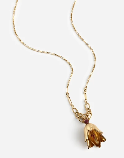 Semiprecious Lily Long Necklace | Madewell