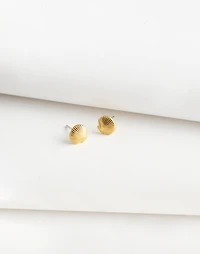 Demi-Fine Shell Stud Earrings | Madewell