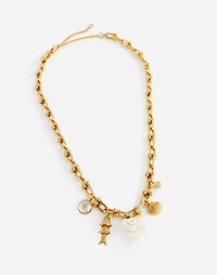 Mother of Pearl U-Link Charm Necklace | Madewell
