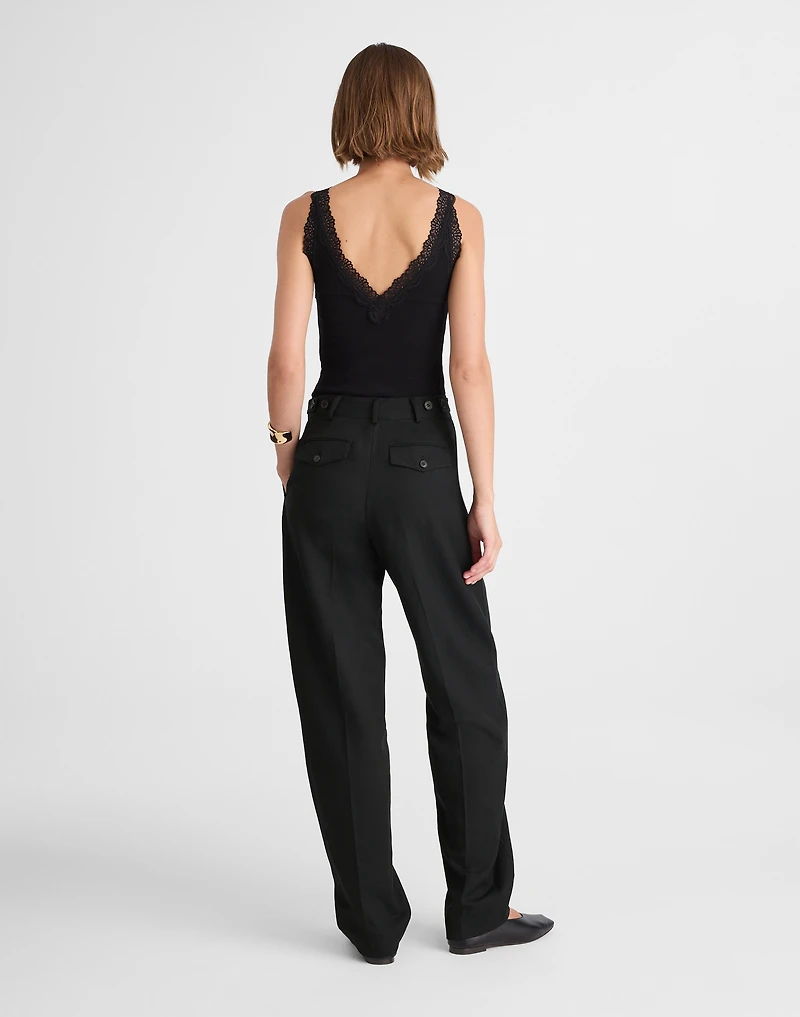 High-Rise Barrel-Leg Pants | Madewell