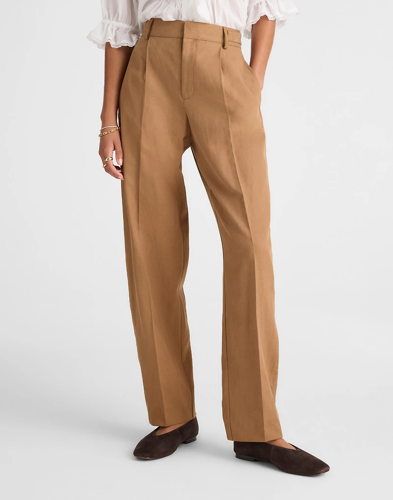 High-Rise Barrel-Leg Pants | Madewell