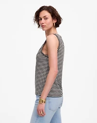 Slub Relaxed V-Neck Tank | Madewell