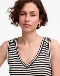 Slub Relaxed V-Neck Tank | Madewell