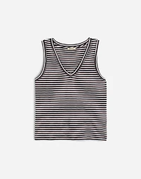 Slub Relaxed V-Neck Tank | Madewell