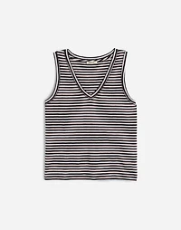 Slub Relaxed V-Neck Tank | Madewell