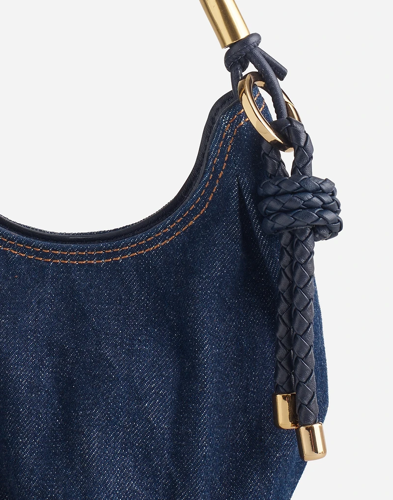 Woven Leather Bag Charm | Madewell