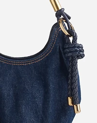 Woven Leather Bag Charm | Madewell