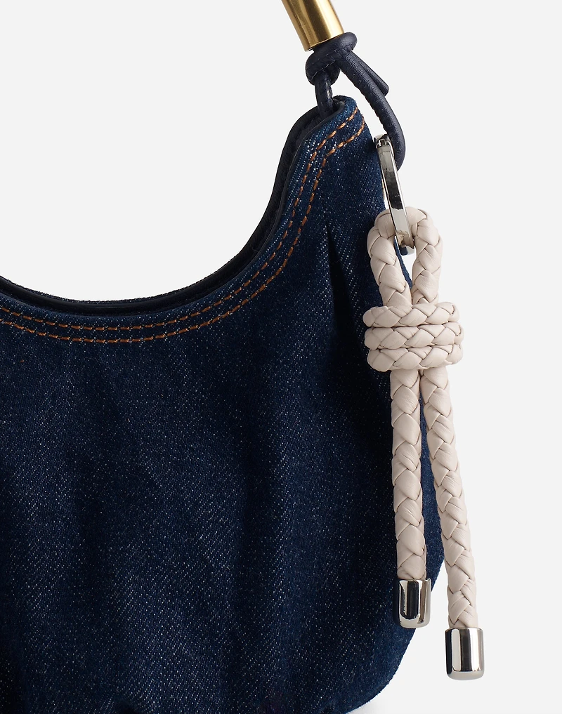 Woven Leather Bag Charm | Madewell
