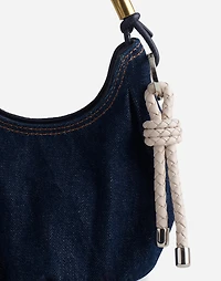 Woven Leather Bag Charm | Madewell