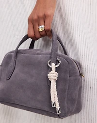 Woven Leather Bag Charm | Madewell