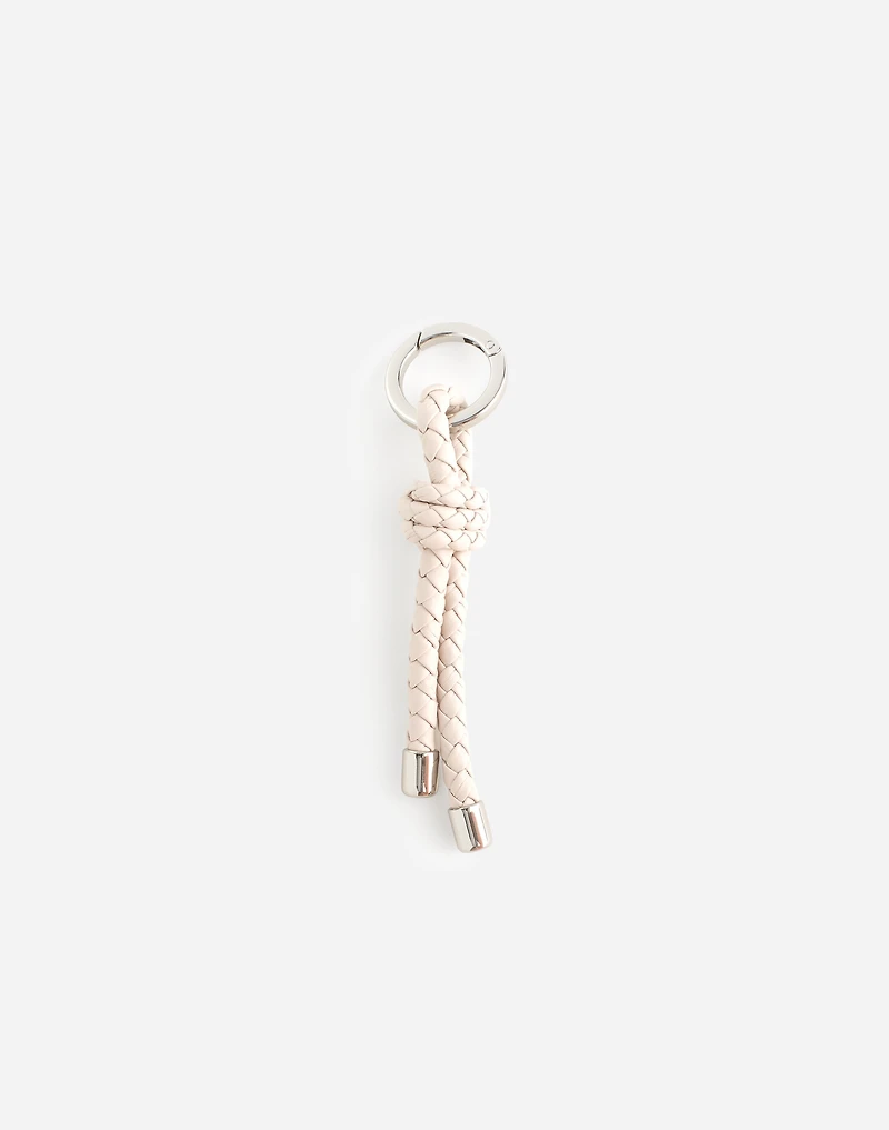 Woven Leather Bag Charm | Madewell