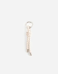 Woven Leather Bag Charm | Madewell
