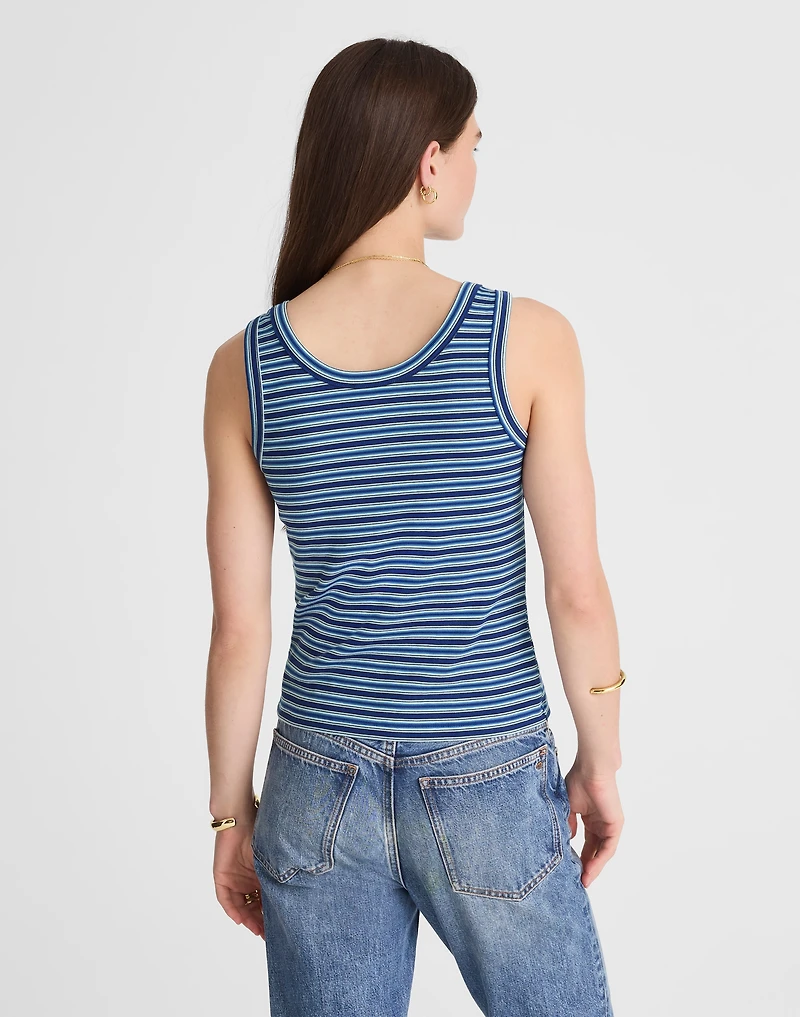 Re)generative Cotton Ribbed Scoopneck Tank | Madewell
