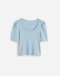 Puff-Sleeve Scoopneck Tee | Madewell