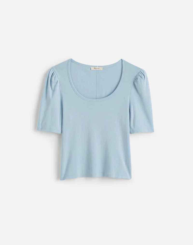 Puff-Sleeve Scoopneck Tee | Madewell