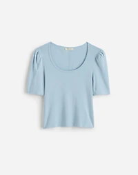 Puff-Sleeve Scoopneck Tee | Madewell