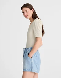 Puff-Sleeve Scoopneck Tee | Madewell