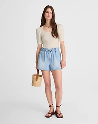 Puff-Sleeve Scoopneck Tee | Madewell