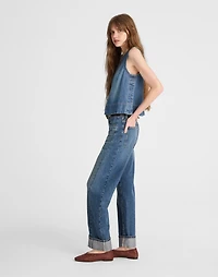 The Pieced Barrel-Leg Full-Length Jean | Madewell