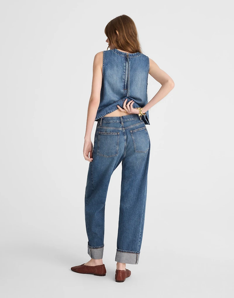 Tall Pieced Barrel-Leg Jeans | Madewell