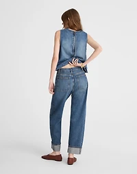 Tall Pieced Barrel-Leg Jeans | Madewell