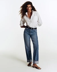 Tall Pieced Barrel-Leg Jeans | Madewell
