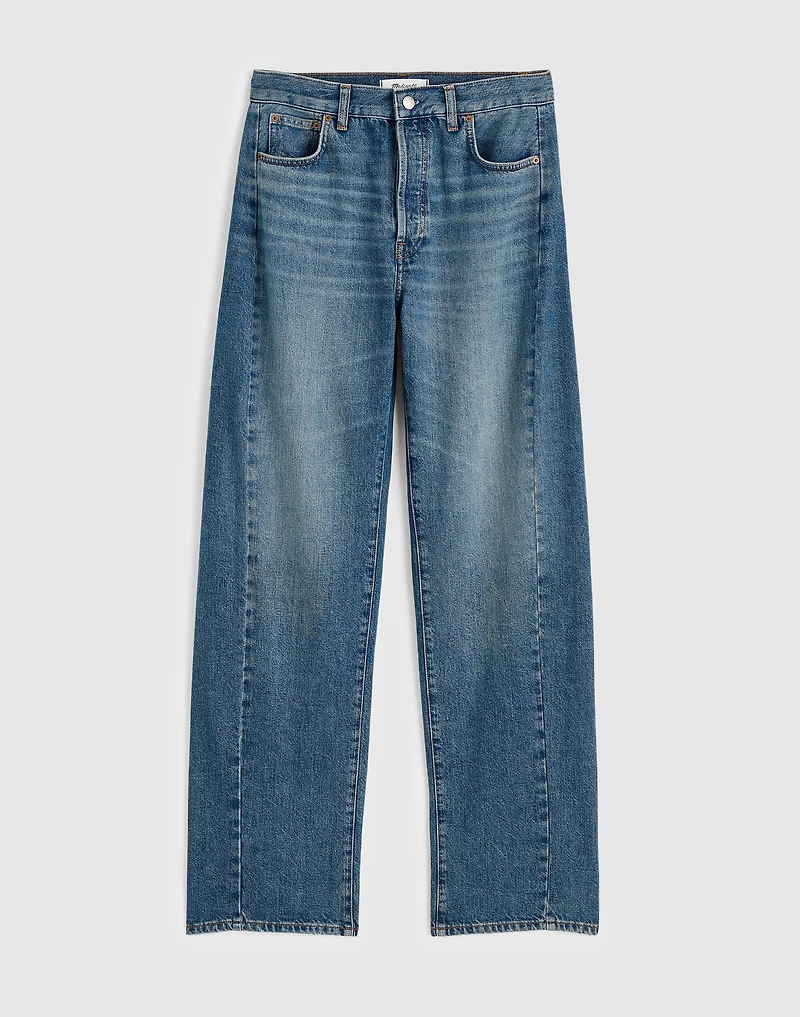 Tall Pieced Barrel-Leg Jeans | Madewell
