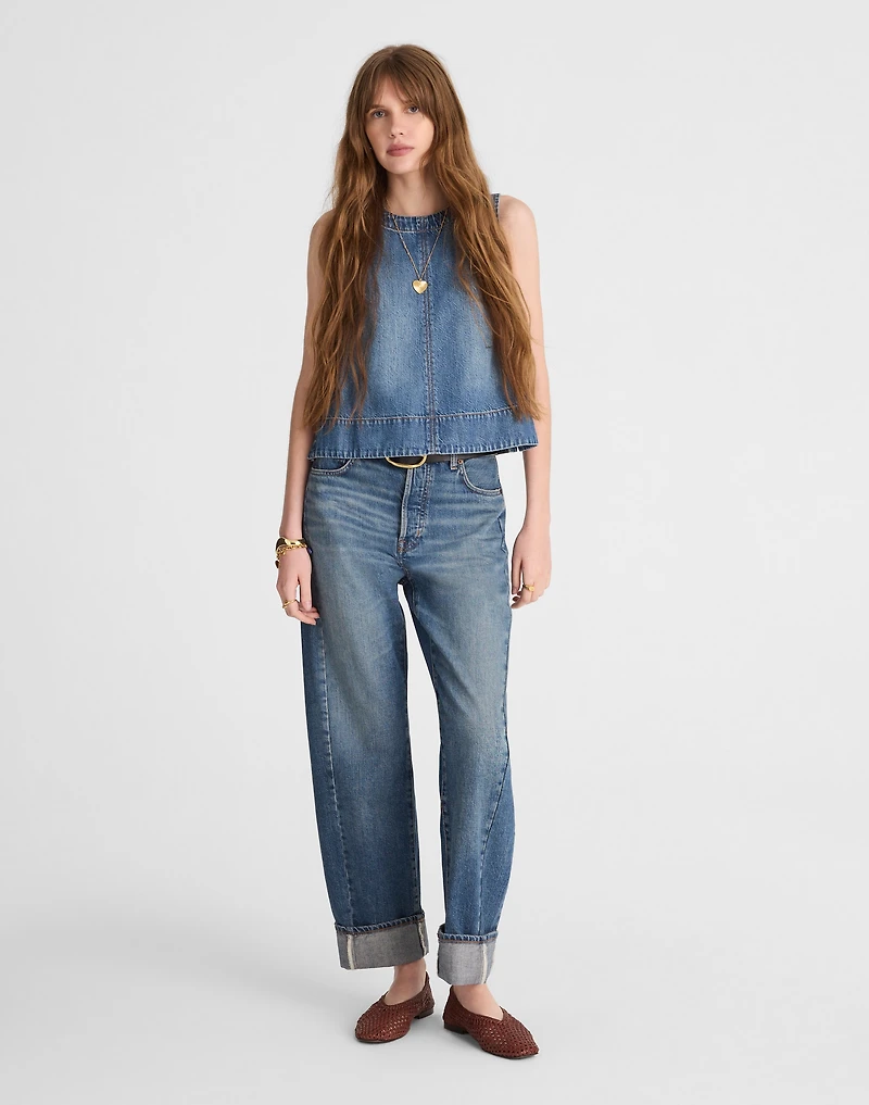 Tall Pieced Barrel-Leg Jeans | Madewell