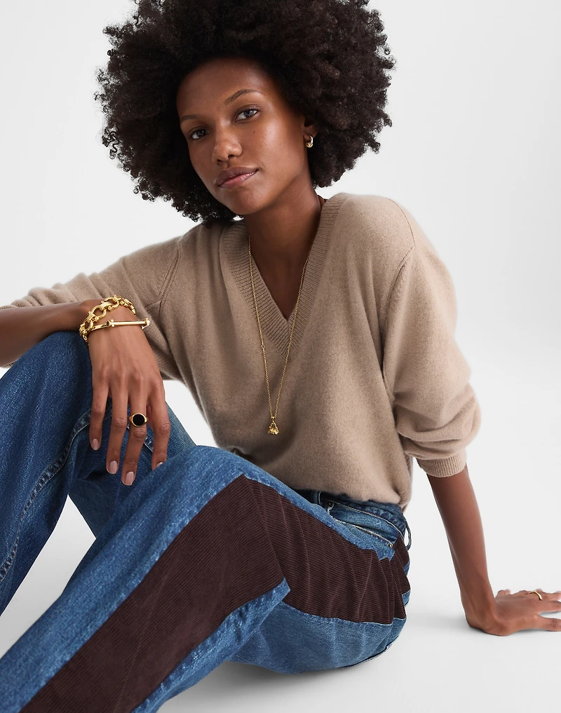 Madewell x Kaihara Denim Pieced Barrel-Leg Jean | Madewell
