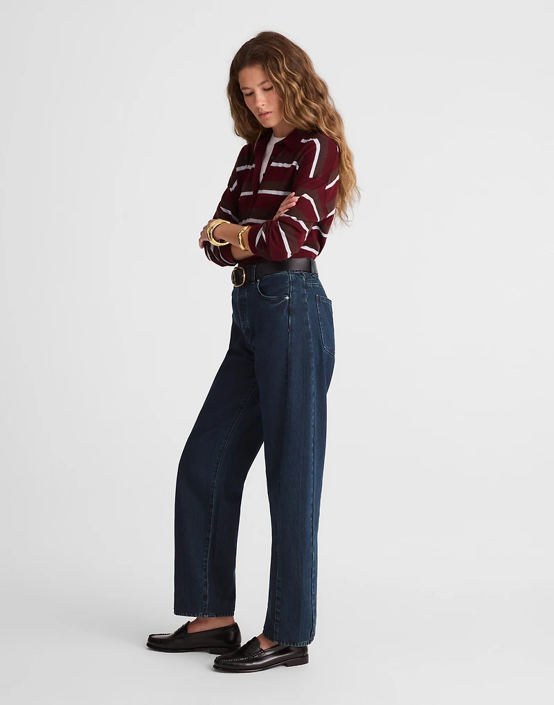 Pieced Barrel-Leg Jeans | Madewell