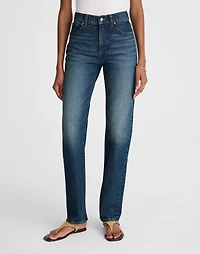 The Petite Longline Straight Jean | Madewell