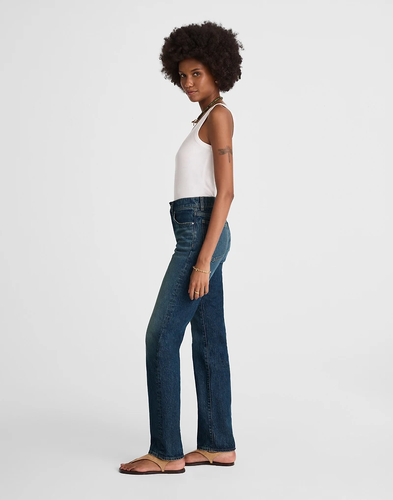 The Petite Longline Straight Jean | Madewell