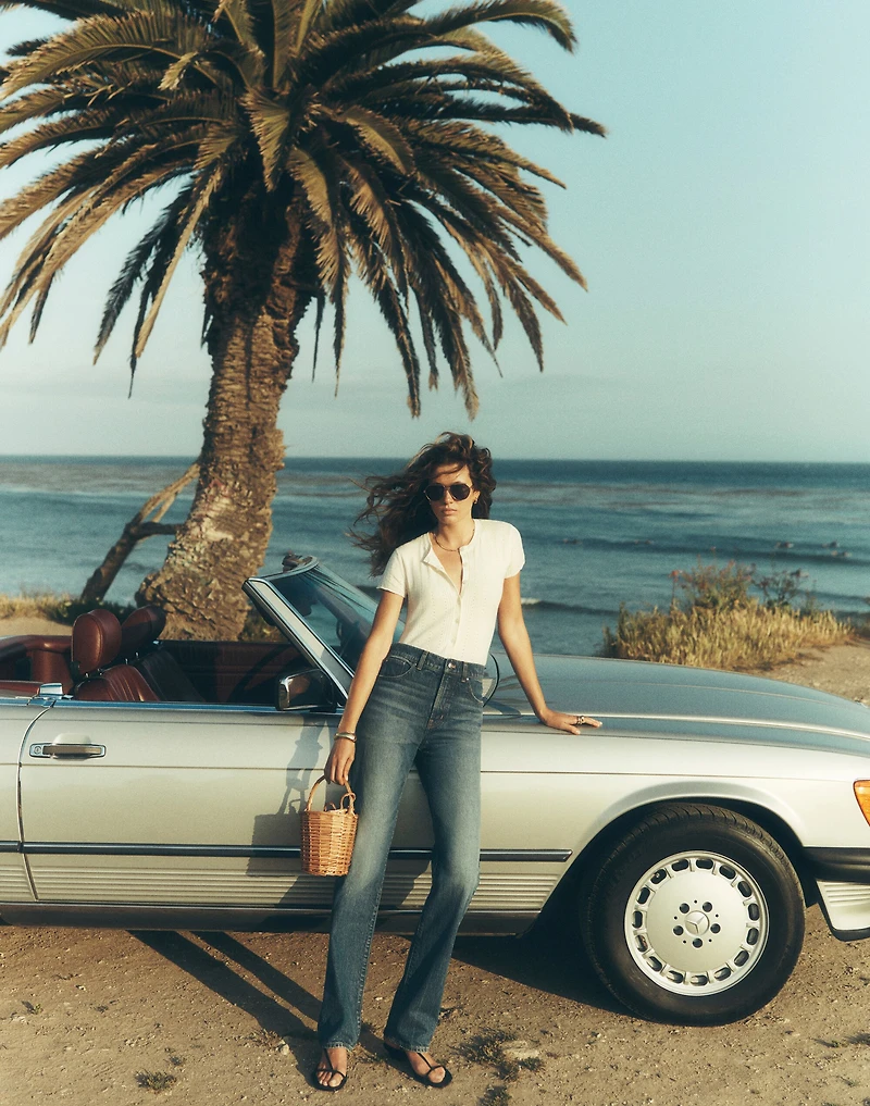 The Petite Longline Straight Jean | Madewell