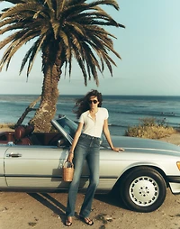 The Petite Longline Straight Jean | Madewell