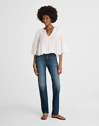 The Petite Longline Straight Jean | Madewell