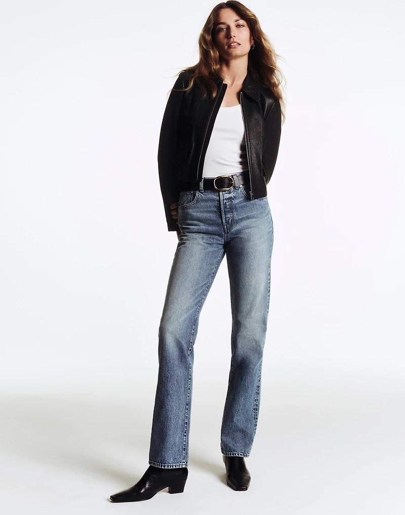 The Longline Straight Jean | Madewell