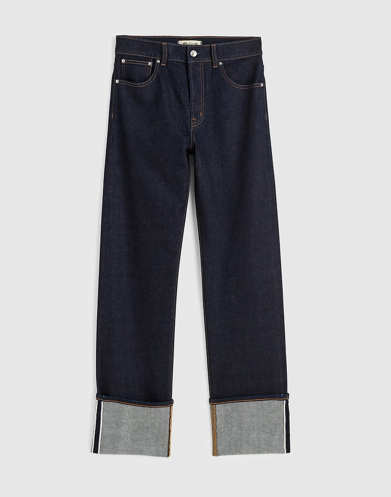 Madewell x Kaihara Denim Longline Straight Jean | Madewell