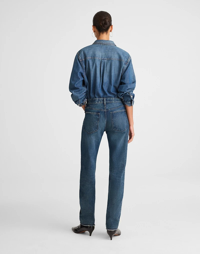 The Tall Dean Easy Straight Jean in Greendale Wash | Madewell