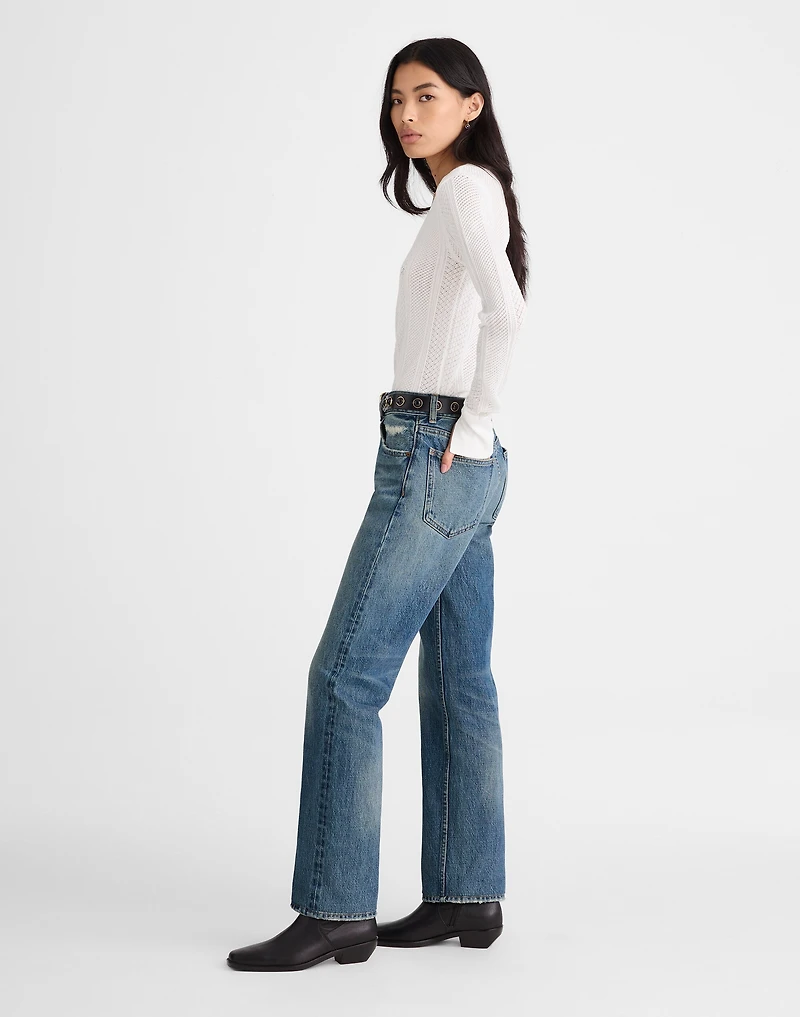 Madewell x Kaihara Denim Dean Easy Straight Jean |