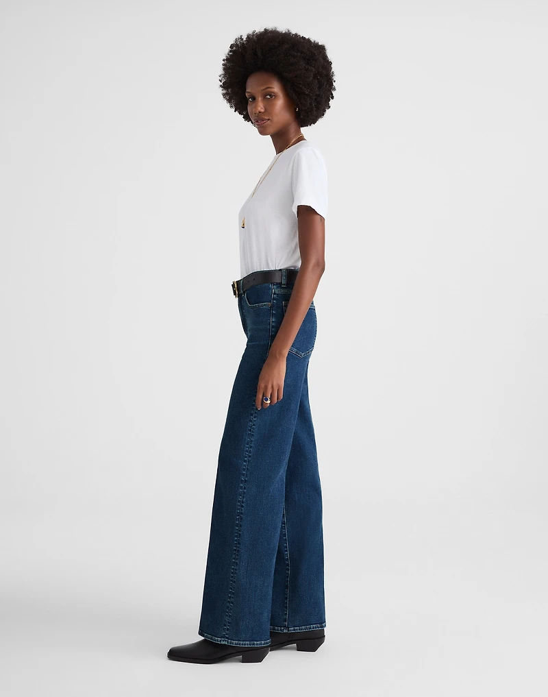 The Wide-Leg Jean Super Stretch Denim