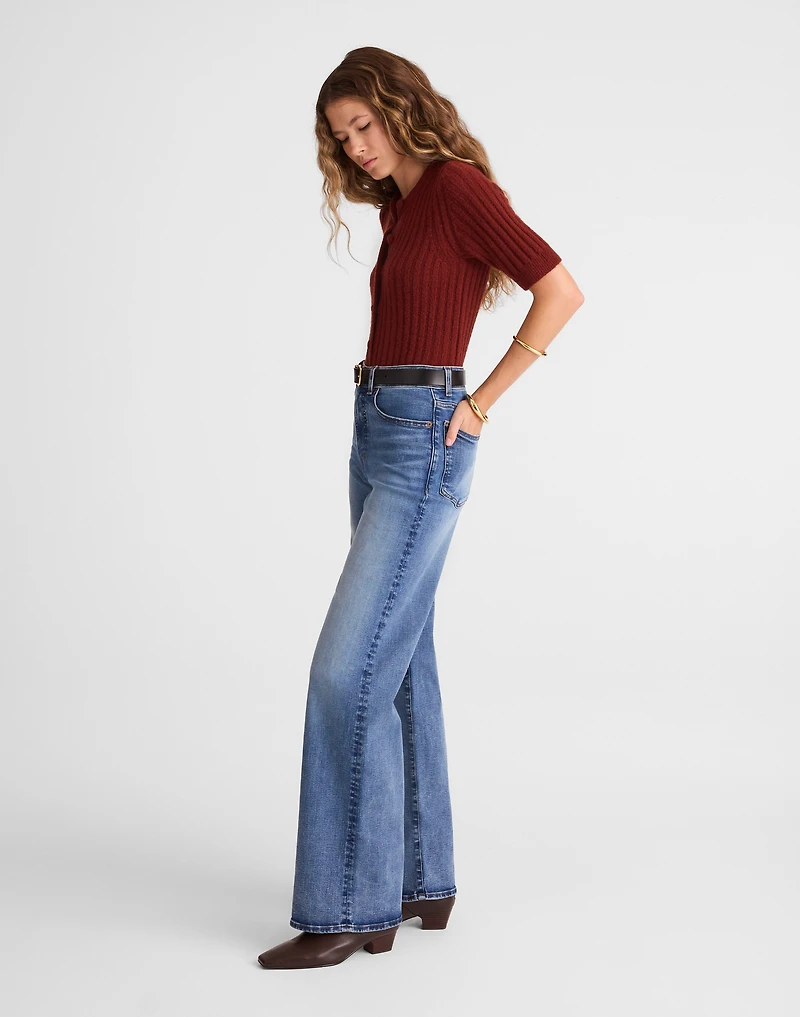 The Wide-Leg Jean in Super Stretch
