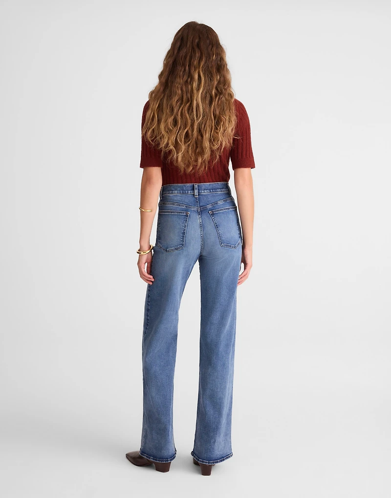 The Wide-Leg Jean in Super Stretch